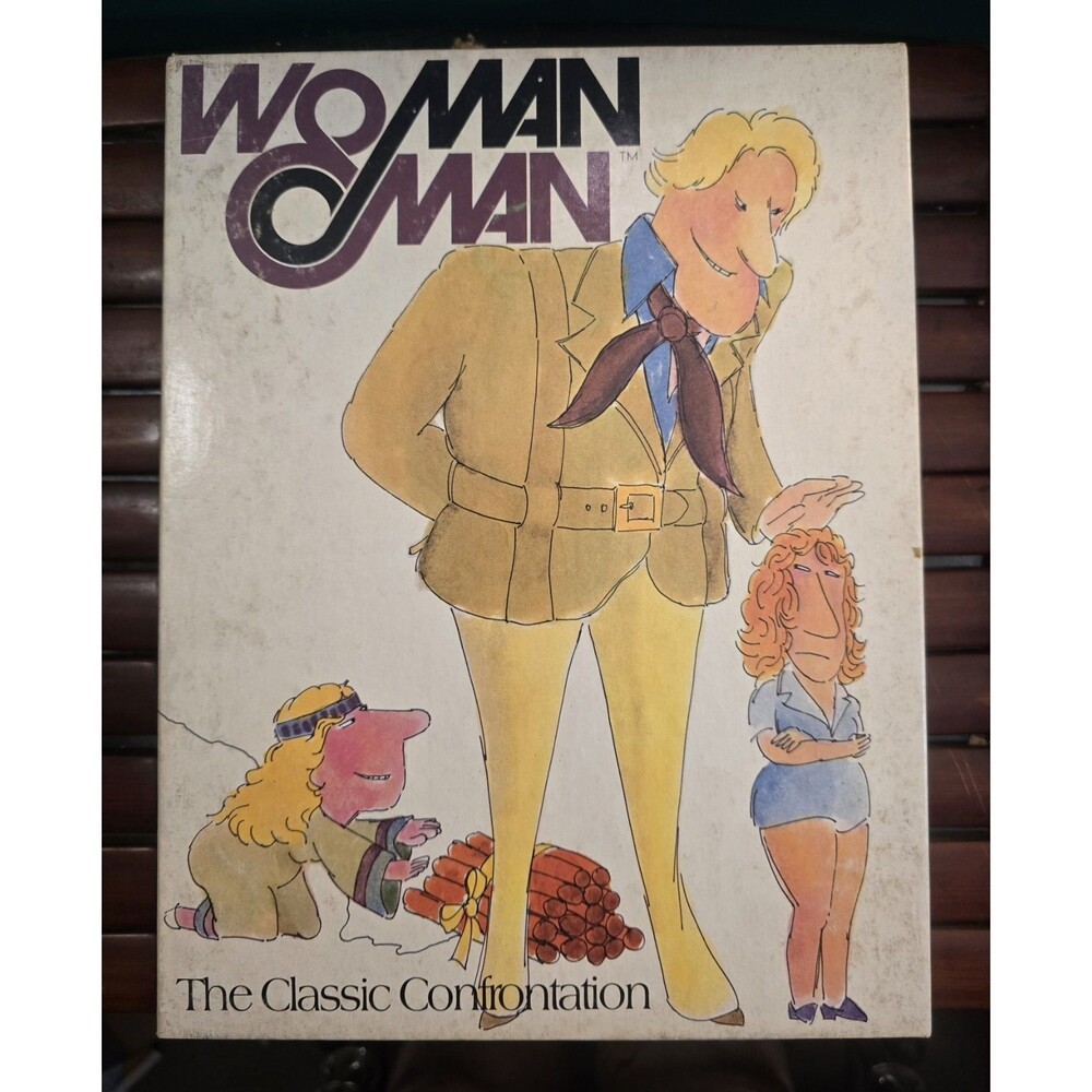Woman & Man: The Classic Confrontation 1971 Vintage Board Game Complete -Dice